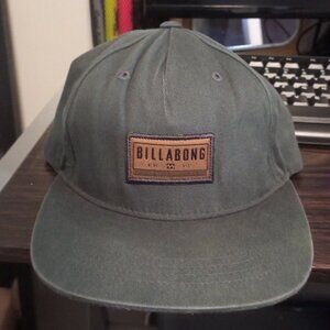 Billabong Olive-Green Twill Cap (unisex)